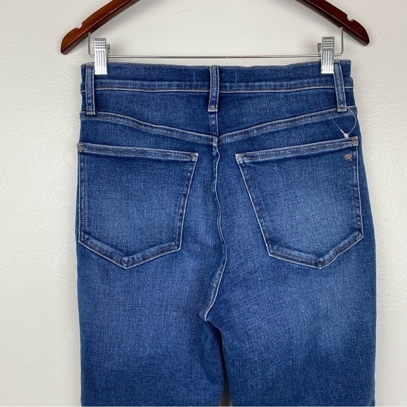 Madewell Stovepipe Slim Straight Leg Jeans High Rise Pendleton Size 27 NWOT - Picture 7 of 10